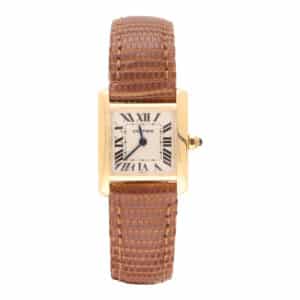 Vintage Cartier Tank Francaise 18k Yellow Gold Watch