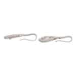 Contemporary Pear Cut Diamond Garland Drop Earrings