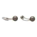 Vintage Mikimoto Tahitian Pearl Swivel Back Cufflinks