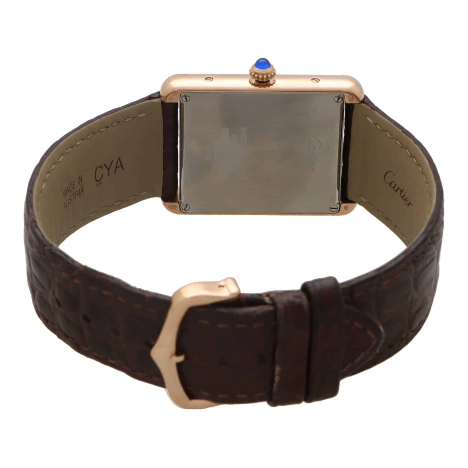 Vintage Cartier Tank Solo 3167  in 18k Rose Gold