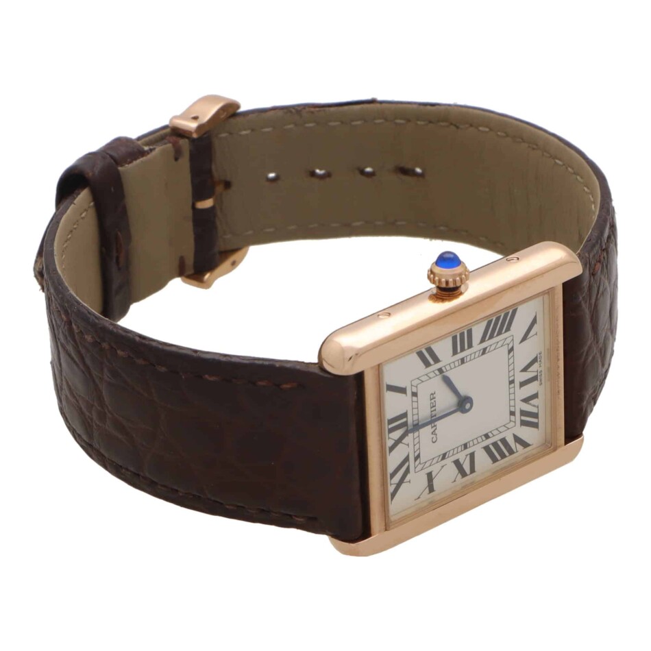 Vintage Cartier Tank Solo 3167  in 18k Rose Gold