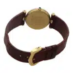 Vintage Must De Cartier Maroon Dial Watch