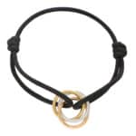 Vintage Cartier Diamond Trinity Cord Bracelet