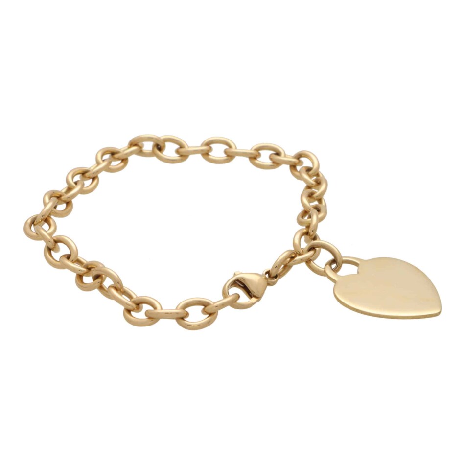 Vintage Tiffany & Co. Heart Tag Link Bracelet