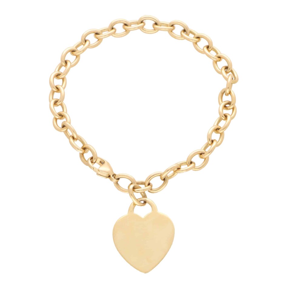 Vintage Tiffany & Co. Heart Tag Link Bracelet