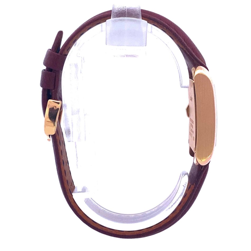 Vintage Cartier Tank Anglaise Rose Gold 23mm Watch