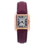 Vintage Cartier Tank Anglaise Rose Gold 23mm Watch