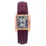 Vintage Cartier Tank Anglaise Rose Gold 23mm Watch