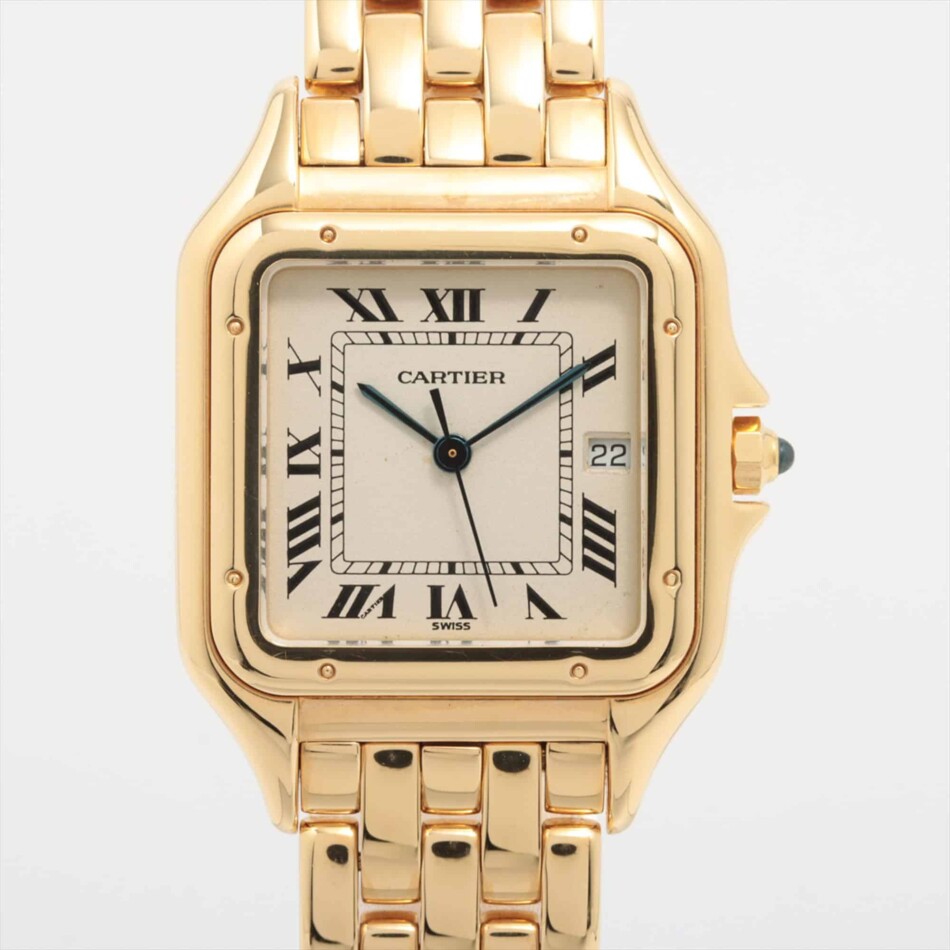 Vintage 27mm Cartier Panthere Yellow Gold Watch