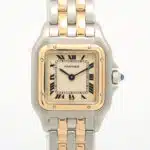 Vintage Cartier Panthere 22mm Gold and Steel Watch