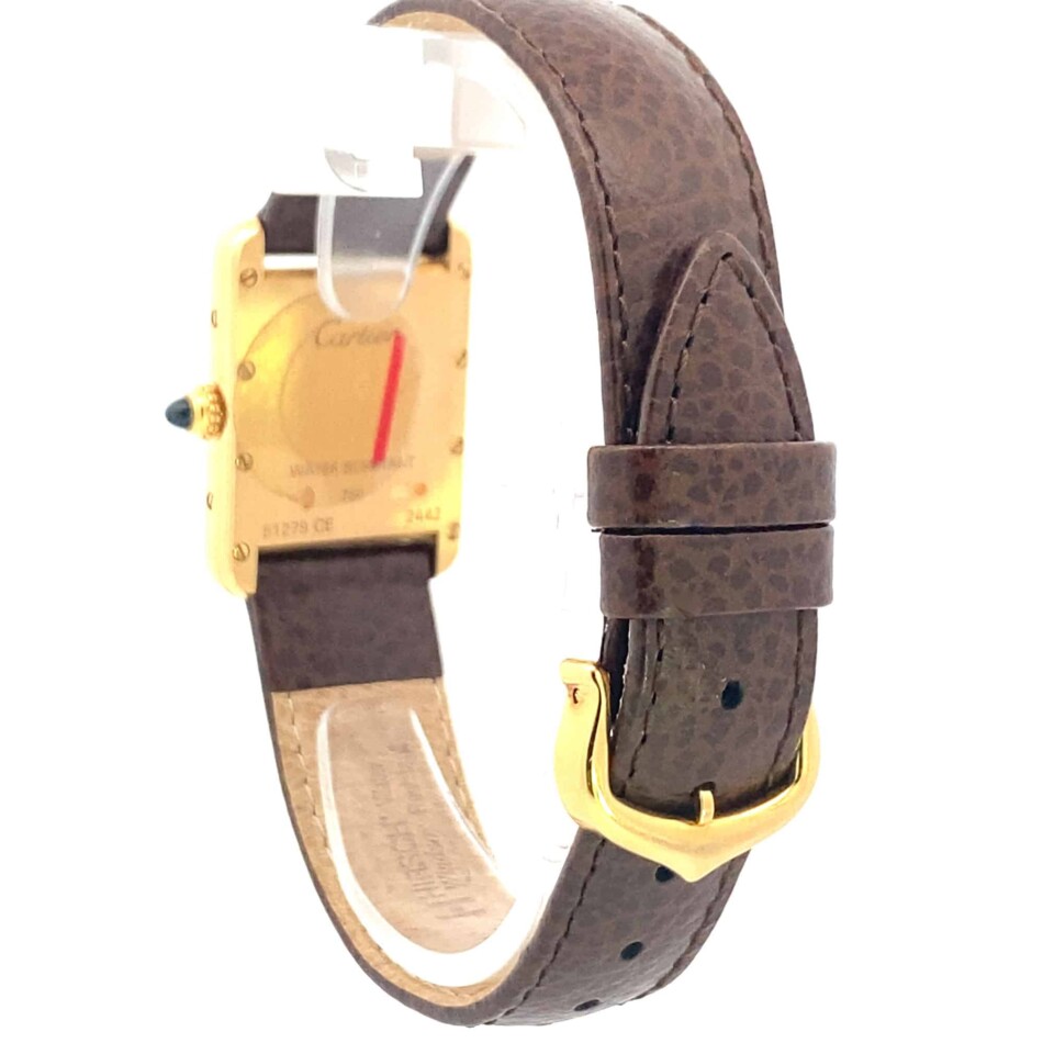 Vintage Cartier Tank Louis 2442 Watch in Yellow Gold