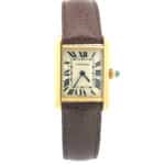 Vintage Cartier Tank Louis 2442 Watch in Yellow Gold