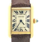 Vintage Cartier Tank Louis 2442 Watch in Yellow Gold