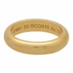 Vintage Cartier '1895 Collection' Yellow Gold Wedding Band