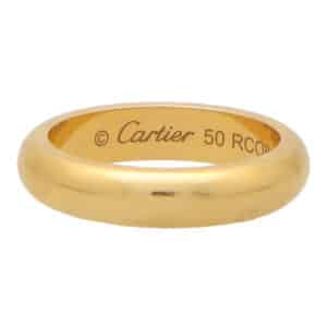 Cartier Rose Gold 1 Diamond Love Ring  Plaza Jewellery English Vintage  Antique Unique Jewellery