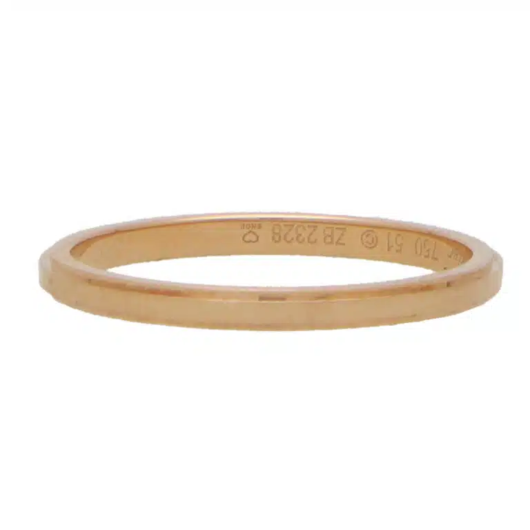 Vintage Cartier D'Amour Rose Gold Wedding Band