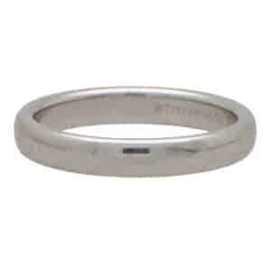 Vintage Tiffany & Co. Forever Platinum Wedding Band