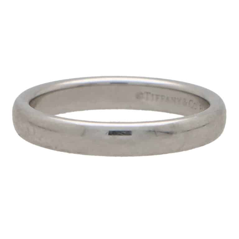 Vintage Tiffany & Co. Forever Platinum Wedding Band