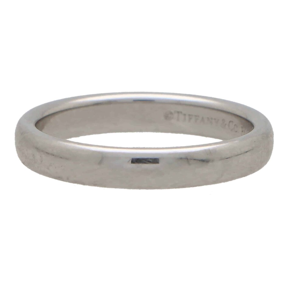 Vintage Tiffany & Co. Forever Platinum Wedding Band