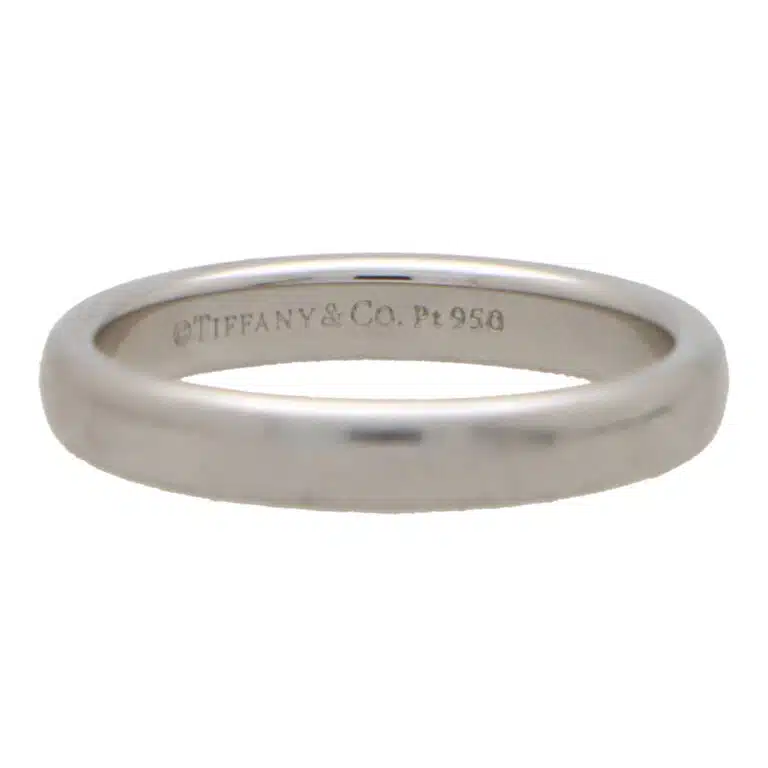 Vintage Tiffany & Co. Forever Platinum Wedding Band