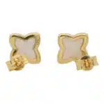 Vintage Mother of Pearl Star Earrings