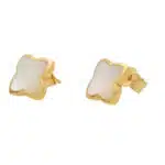 Vintage Mother of Pearl Star Earrings