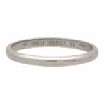 Vintage Cartier Platinum Wedding Band