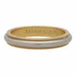 Vintage Tiffany & Co. Platinum and Yellow Gold Wedding Band