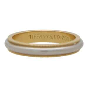 Vintage Tiffany & Co. Platinum and Yellow Gold Wedding Band