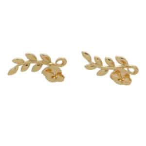 Vintage Paloma Picasso for Tiffany & Co. Olive Leaf Earrings