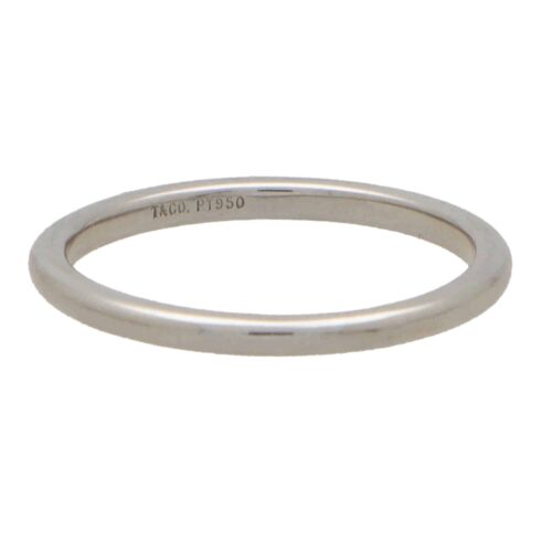 Vintage Tiffany & Co. Platinum Wedding Band