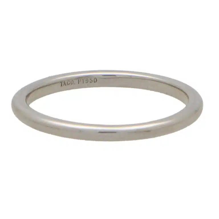 Vintage Tiffany & Co. Platinum Wedding Band