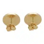 Vintage Bvlgari Signature Onyx Disc Earrings