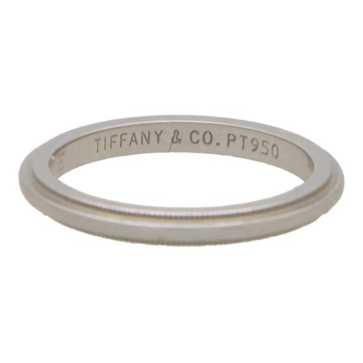 Vintage Tiffany & Co. 'Tiffany Together' Platinum Wedding Band
