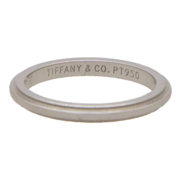 Vintage Tiffany & Co. 'Tiffany Together' Platinum Wedding Band
