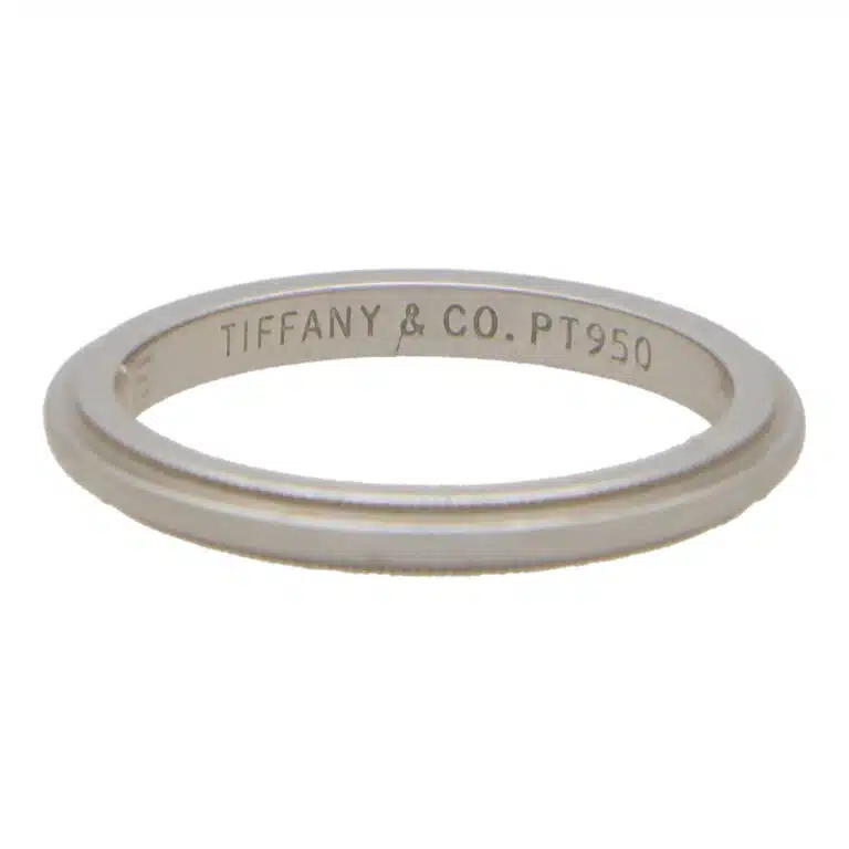 Vintage Tiffany & Co. 'Tiffany Together' Platinum Wedding Band
