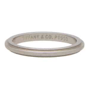 Vintage Tiffany & Co. 'Tiffany Together' Platinum Wedding Band