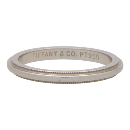 Vintage Tiffany & Co. 'Tiffany Together' Platinum Wedding Band