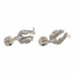 Vintage Carrera y Carrera Diamond Panther Drop Earrings