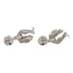 Vintage Carrera y Carrera Diamond Panther Drop Earrings