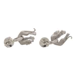 Vintage Carrera y Carrera Diamond Panther Drop Earrings