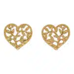 Vintage Palom Picasso Tiffany & Co. Olive Leaf Heart Earrings