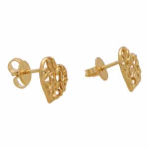 Vintage Palom Picasso Tiffany & Co. Olive Leaf Heart Earrings