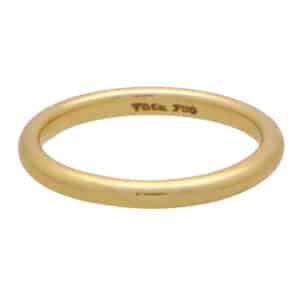 Vintage Tiffany & Co. Yellow Gold Wedding Band