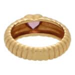 Vintage Tiffany & Co. Pink Tourmaline Heart Ring