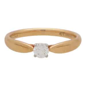 Vintage Tiffany & Co. Harmony F-Coloured Diamond Ring