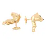 Vintage Cartier Emerald Eye Panther Earrings