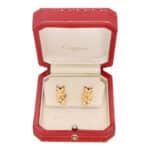 Vintage Cartier Emerald Eye Panther Earrings
