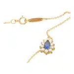 Vintage Tiffany & Co. Blue Sapphire and Diamond Necklace