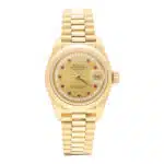 Vintage 1991 Ruby and Diamond Dial Rolex Datejust Watch